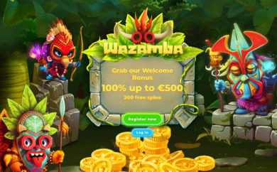 Wazamba pasveikinimo premija