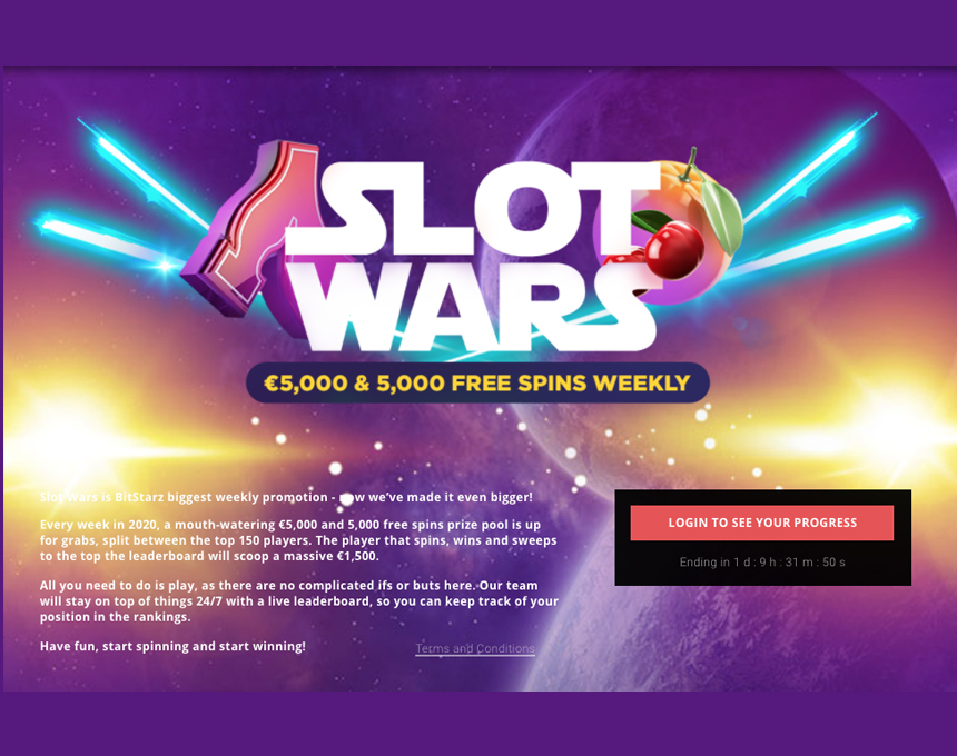 Slotwars premija Bitstarz