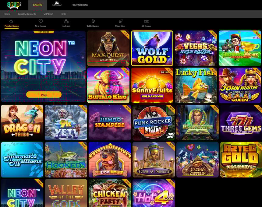 Spin Million kazino apžvalga