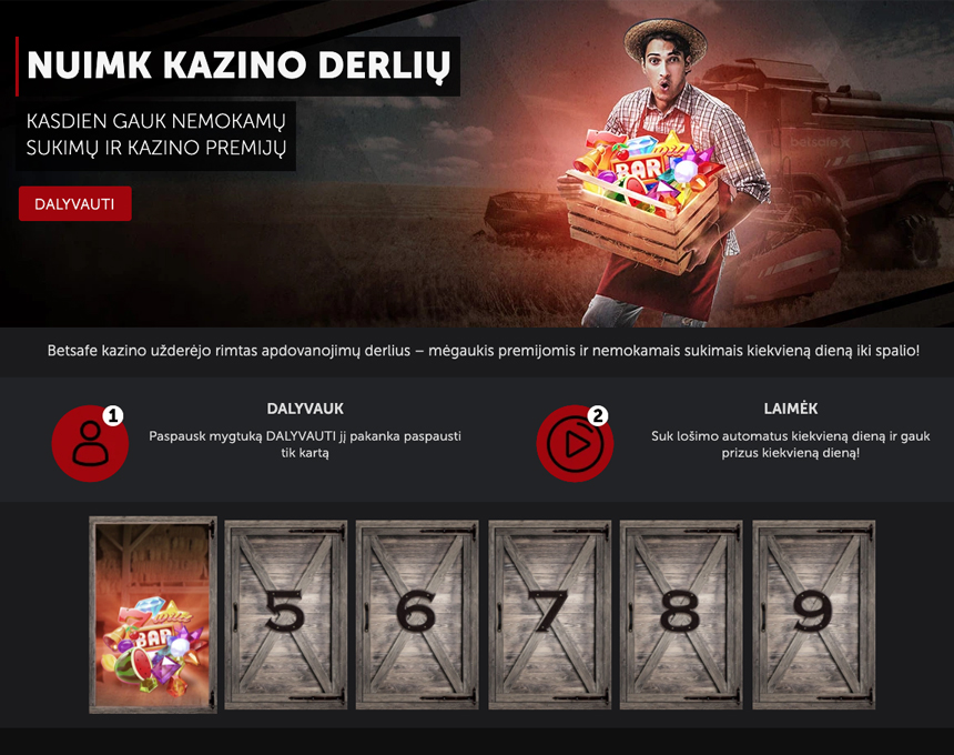 Betsafe premija