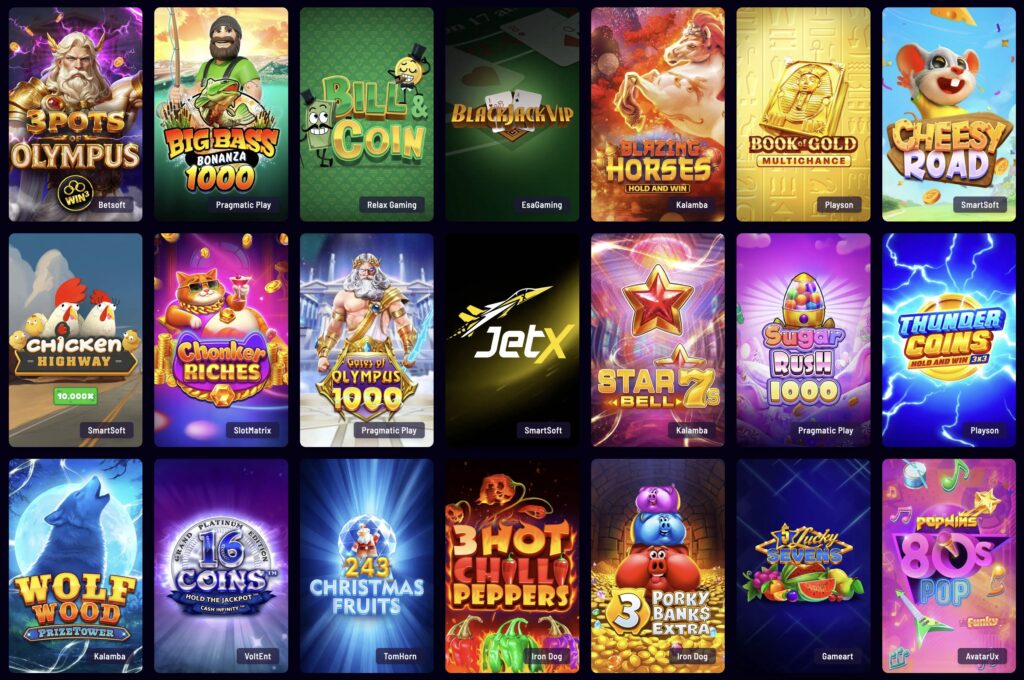 Lošimo automatai (Slots) Vegaz Casino