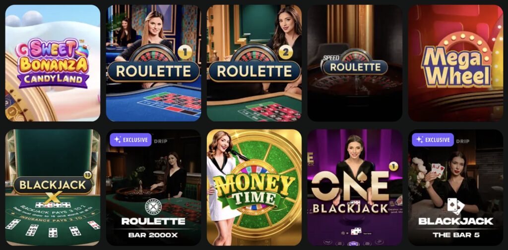 Drip Casino Live kazino