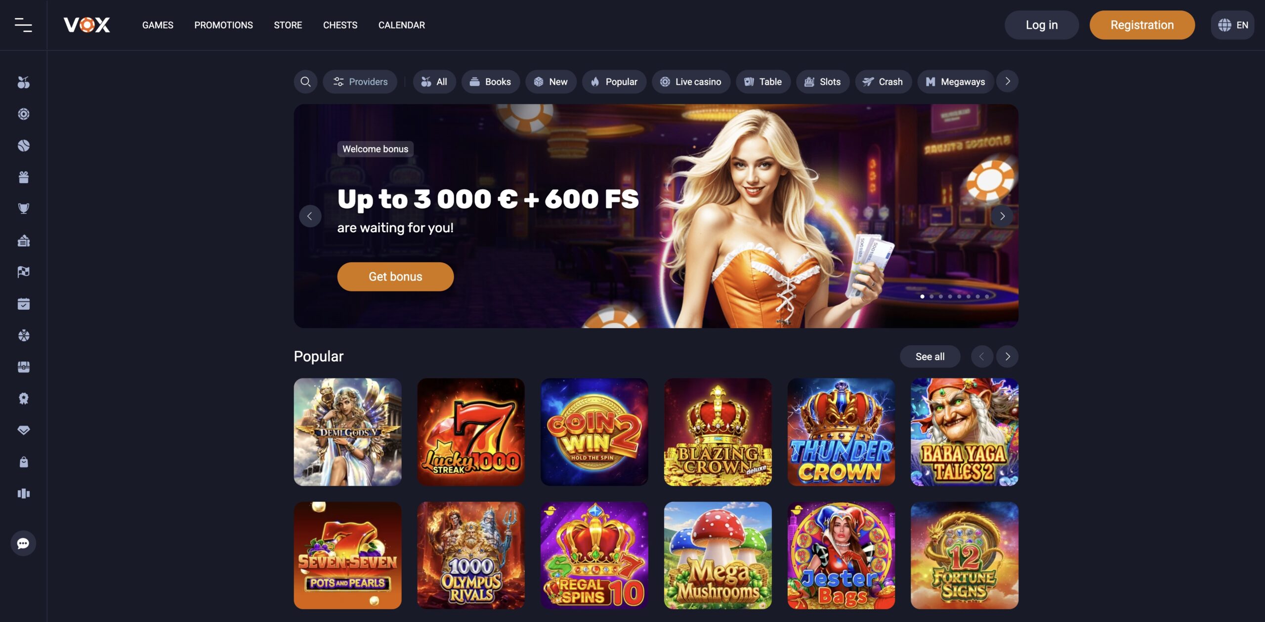 Vox Casino apžvalga