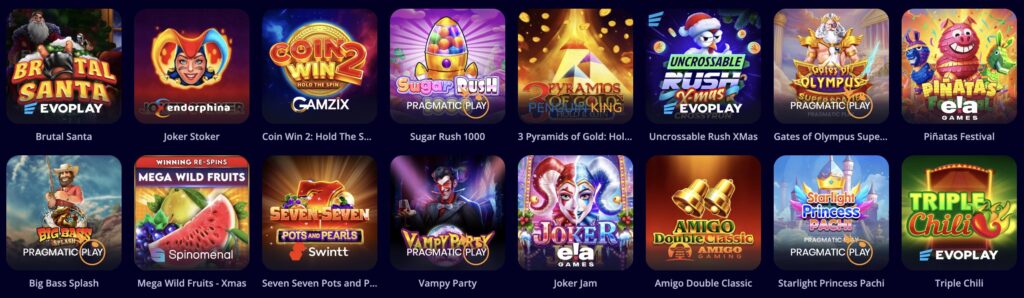 Slotoro Casino žaidimai ir pramogos