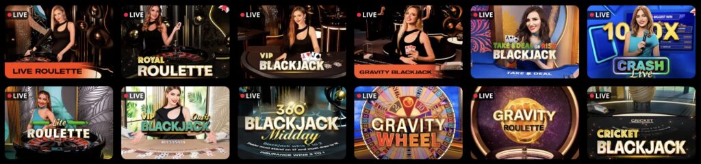 Lex Casino žaidimai gyvai